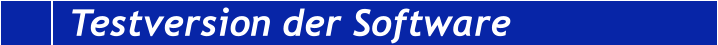 Testversion der Software