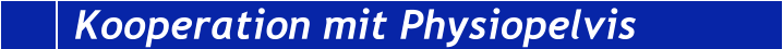 Kooperation mit Physiopelvis